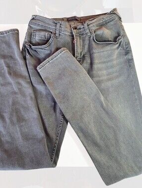 Zara Men's Slim Straight Light Gray Jeans Size 31x31